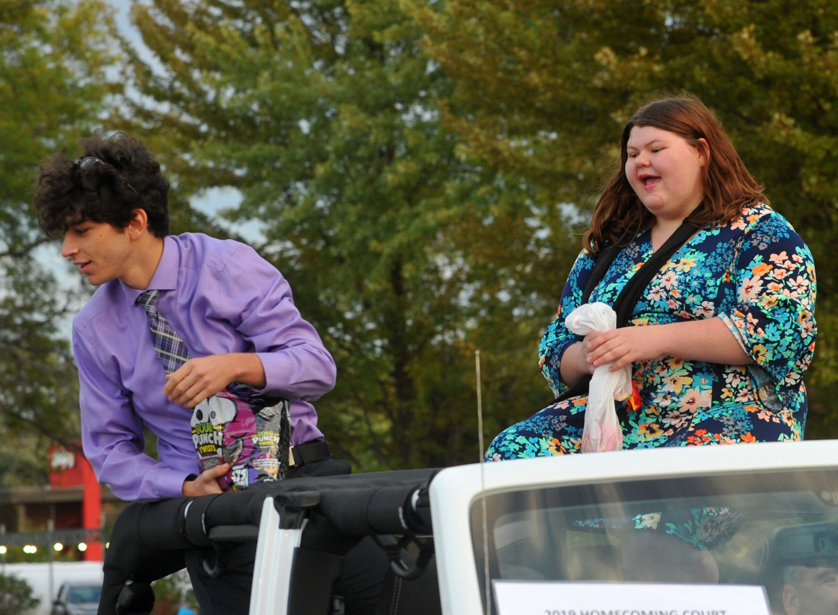 Bettendorf High School homecoming parade.